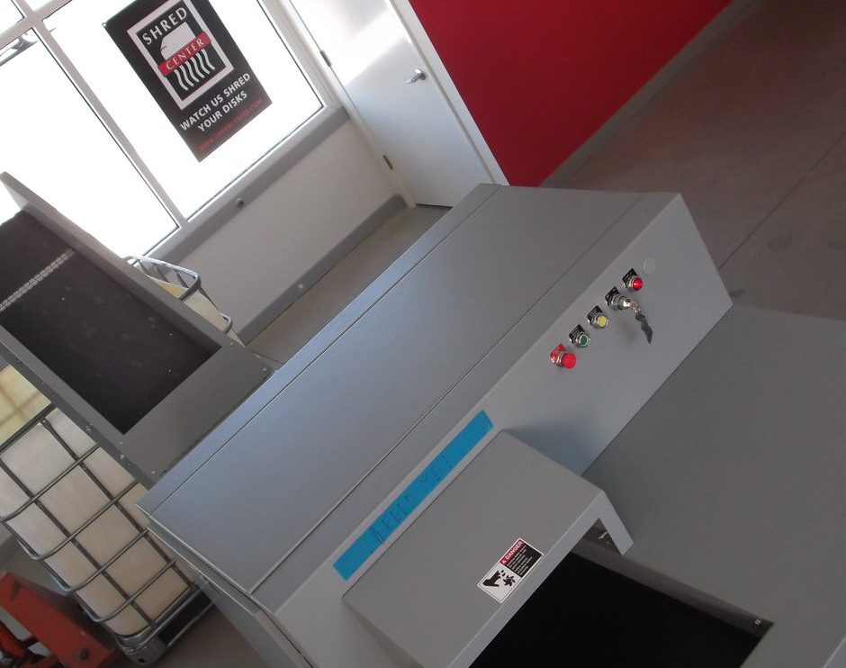 Shred Center shredding machine